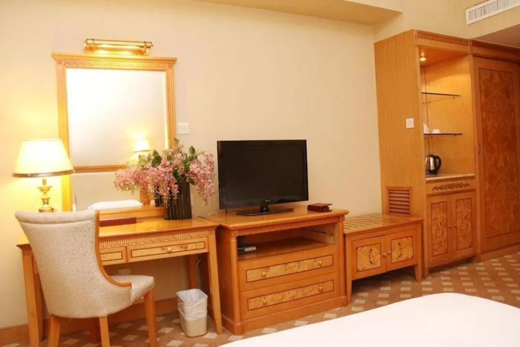 Bed in Zhuhai Dehan Hotel