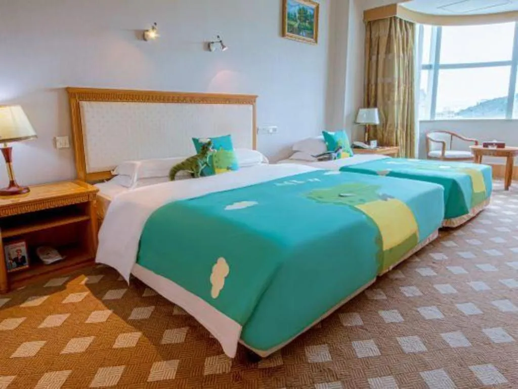 Bed in Zhuhai Dehan Hotel