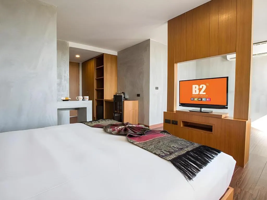 Bed in B2 Udon Thani Boutique and Budget Hotel