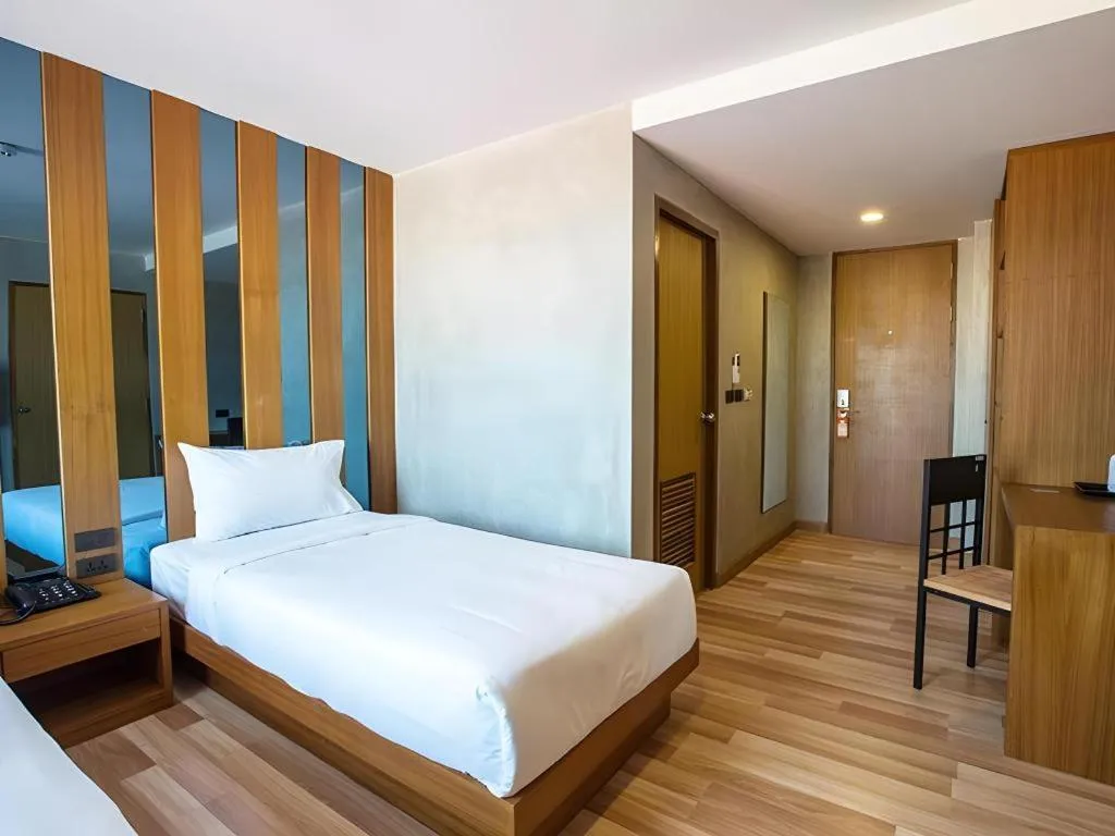 Bed in B2 Udon Thani Boutique and Budget Hotel
