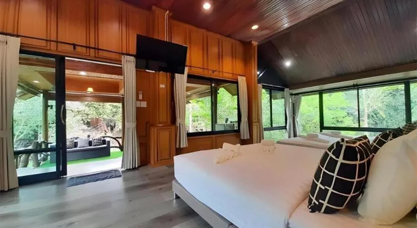 Bed in Khao Yai Paradise on Earth
