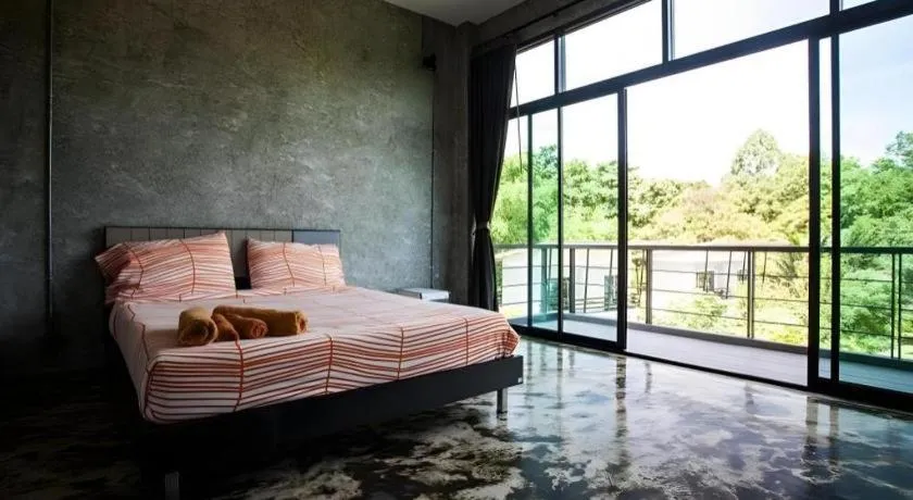 Bed in Ma-Kham Forest Resort