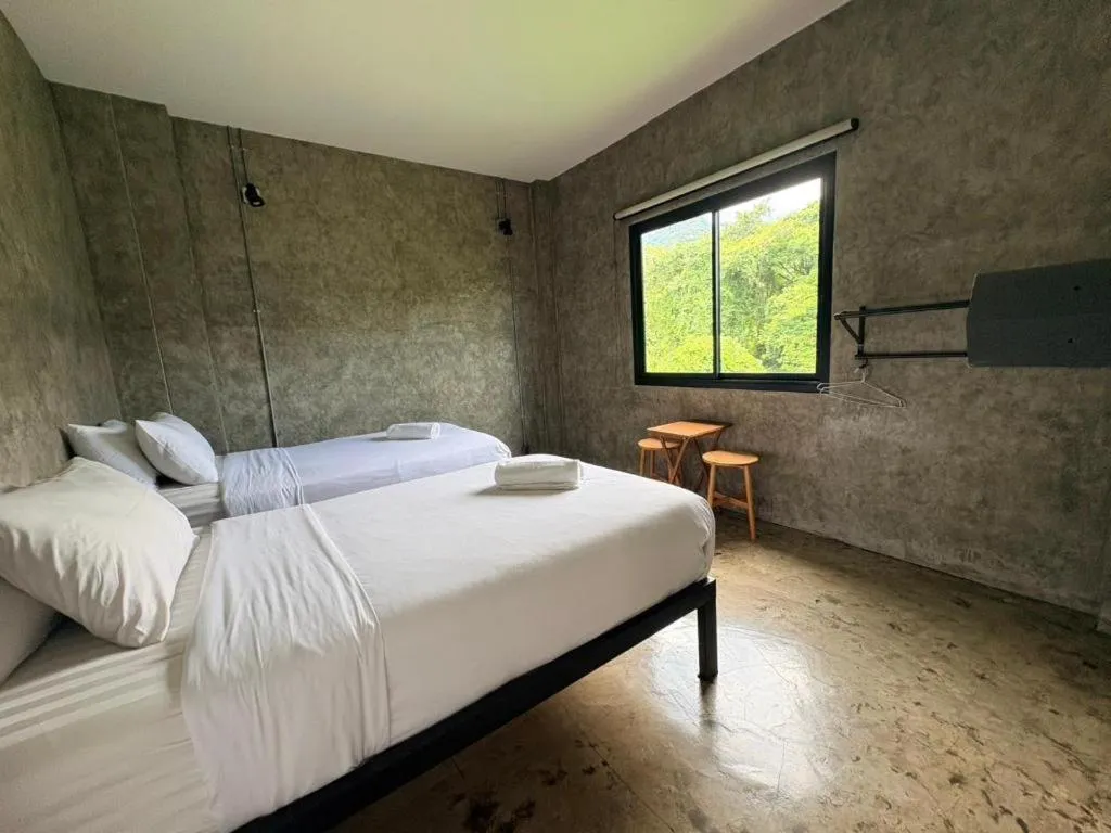 Bed in Ma-Kham Forest Resort