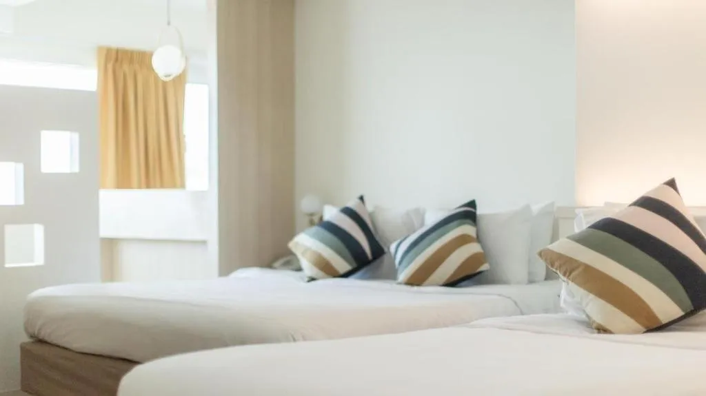 Bed in Bangsaen Villa Hotel