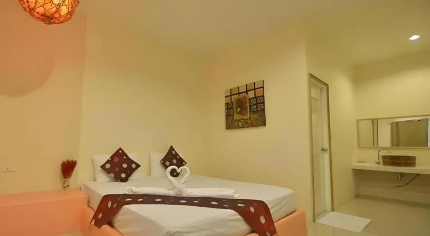 Bed in Mittraphap Resort