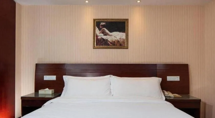 Bed in Vienna Hotel Hangzhou Binkang Road Metro Station