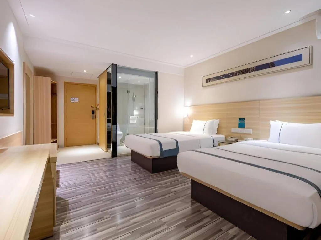 Bed in City Comfort Inn Nanning Chaoyang Square Metro Station