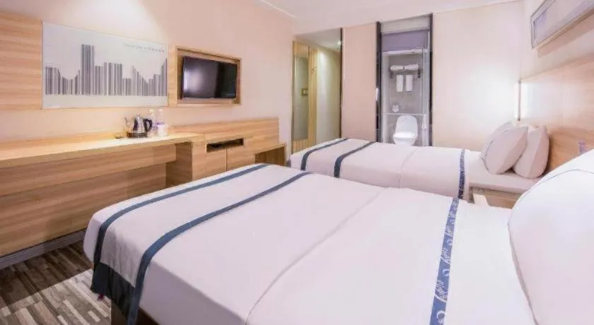 Bed in City Comfort Inn Nanning Chaoyang Square Metro Station