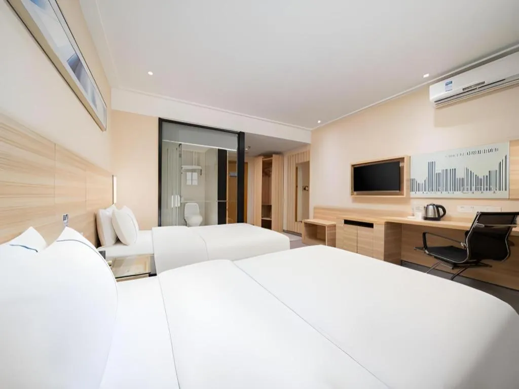 Bed in City Comfort Inn Nanning Chaoyang Square Metro Station