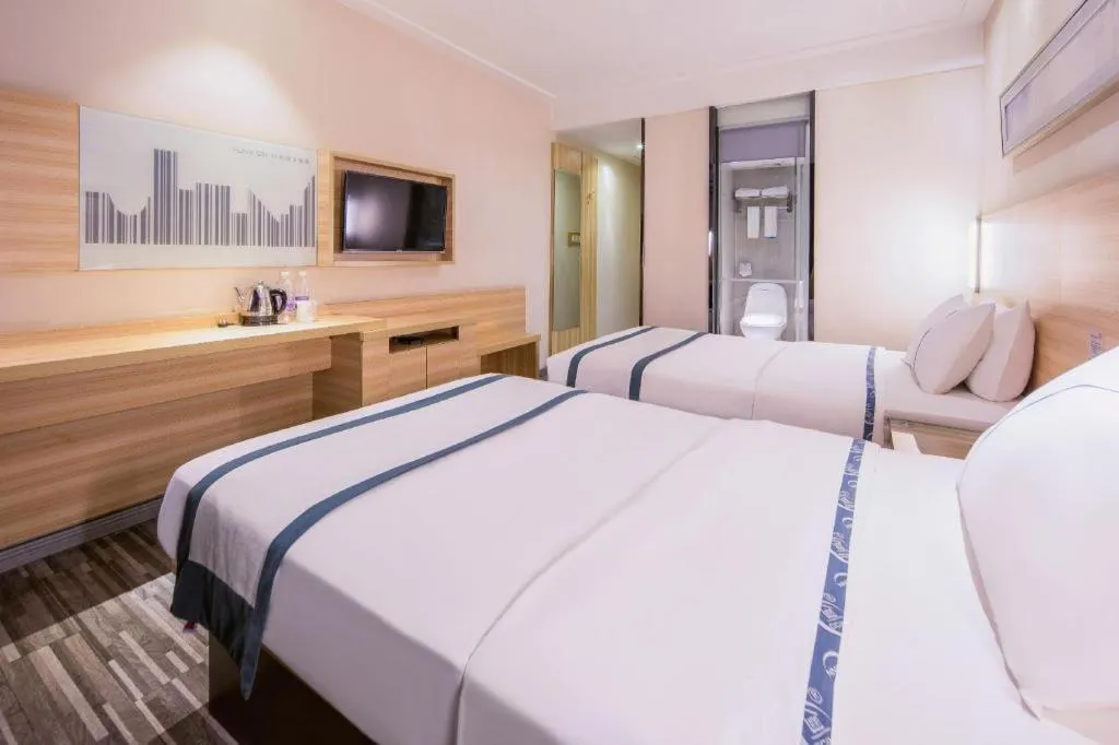 Bed in City Comfort Inn Nanning Chaoyang Square Metro Station