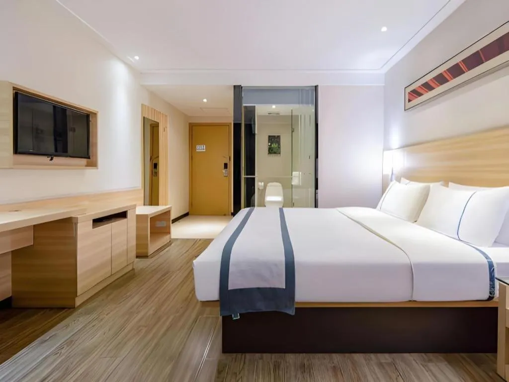 Bed in City Comfort Inn Nanning Chaoyang Square Metro Station