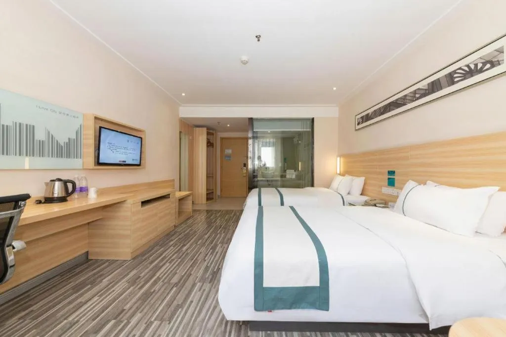 Bed in City Comfort Inn Nanning Chaoyang Square Metro Station