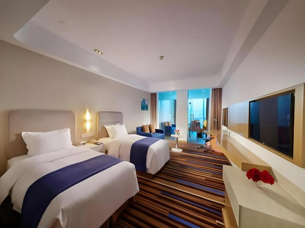 Bed in Holiday Inn Express Nantong Downtown By IHG