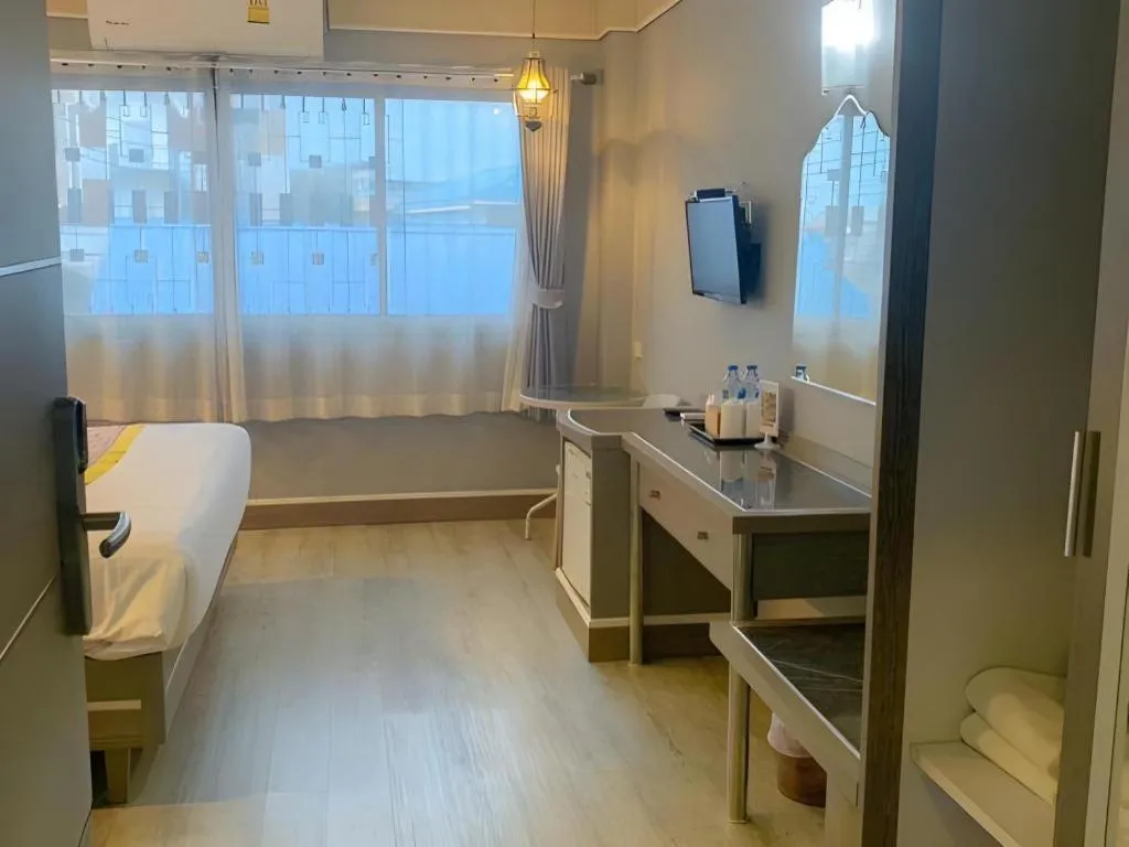 Bed in Grand Vissanu Hotel