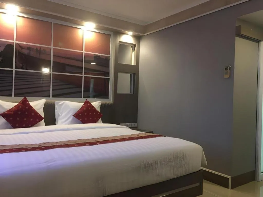 Bed in Grand Vissanu Hotel