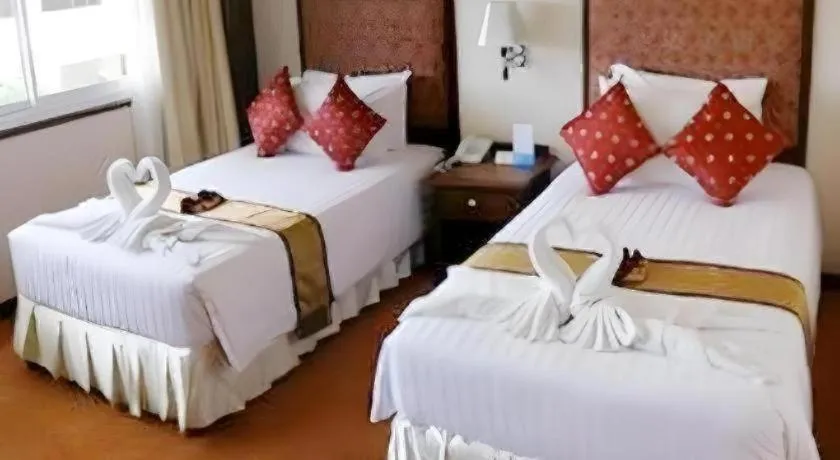 Bed in Grand Vissanu Hotel