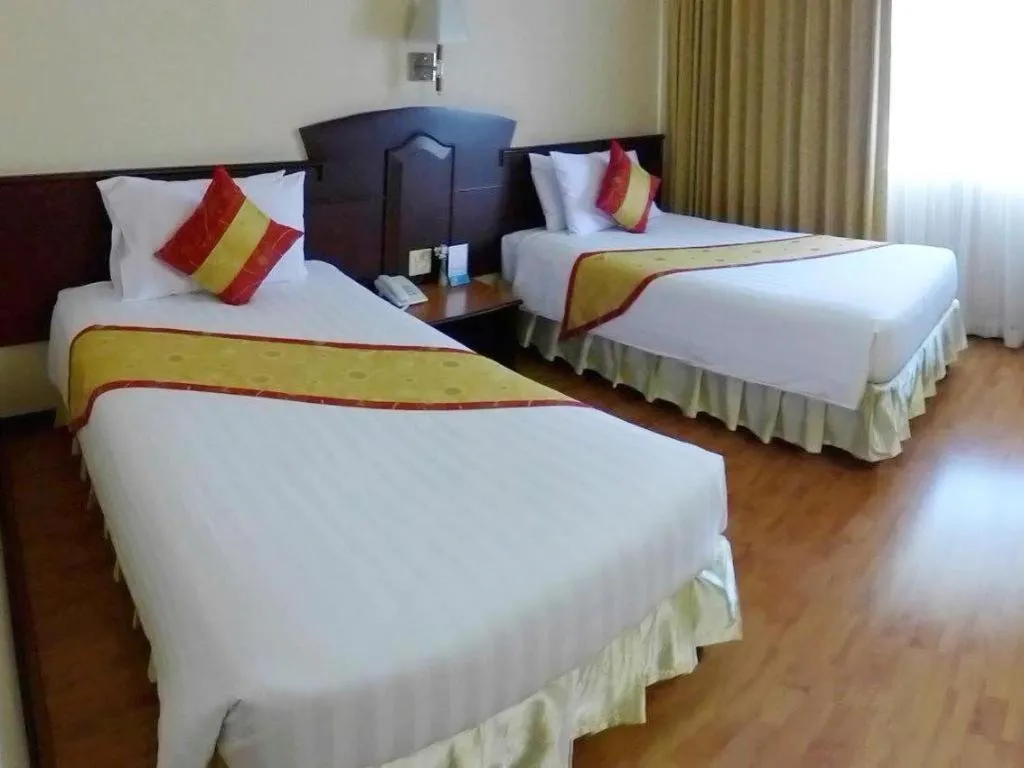 Bed in Grand Vissanu Hotel