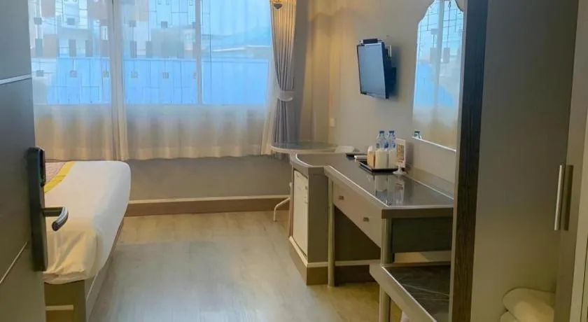 Bed in Grand Vissanu Hotel