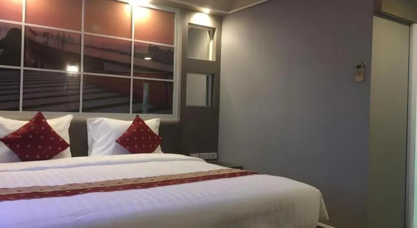 Bed in Grand Vissanu Hotel