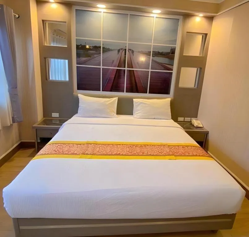 Bed in Grand Vissanu Hotel