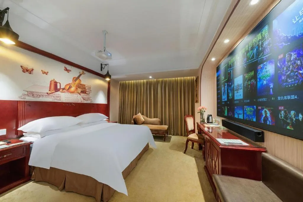 Bed in Vienna Hotel Nanning Train Station