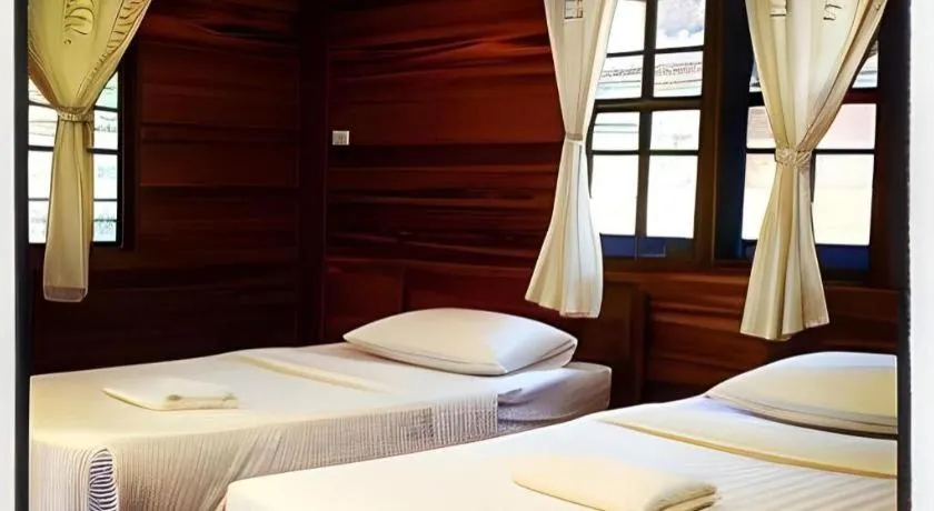 Bed in Phuphan Park Hotel