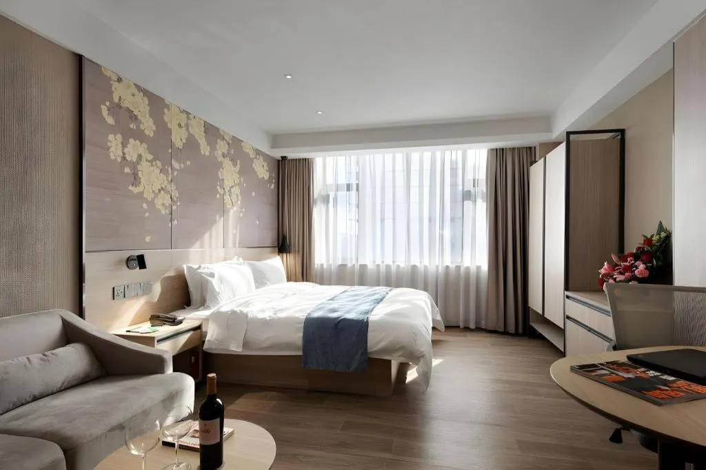 Bed in Shenzhen Hanyong Hotel Fuyong Branch