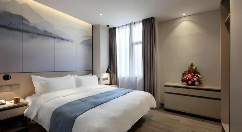 Bed in Shenzhen Hanyong Hotel Fuyong Branch