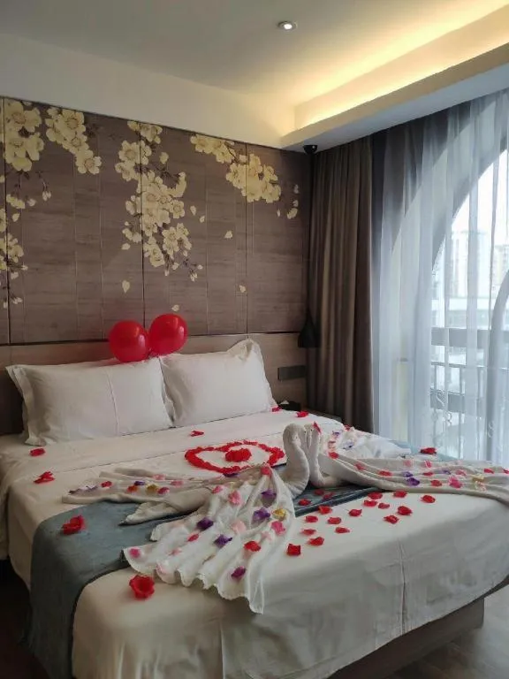 Bed in Shenzhen Hanyong Hotel Fuyong Branch