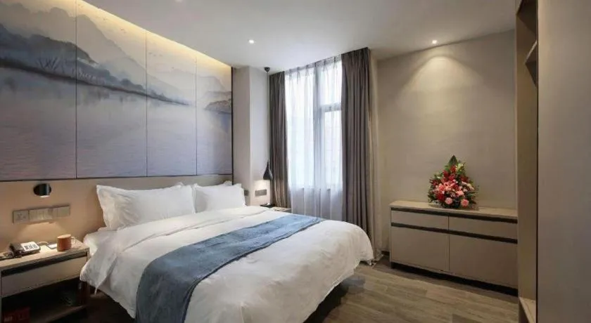 Bed in Shenzhen Hanyong Hotel Fuyong Branch