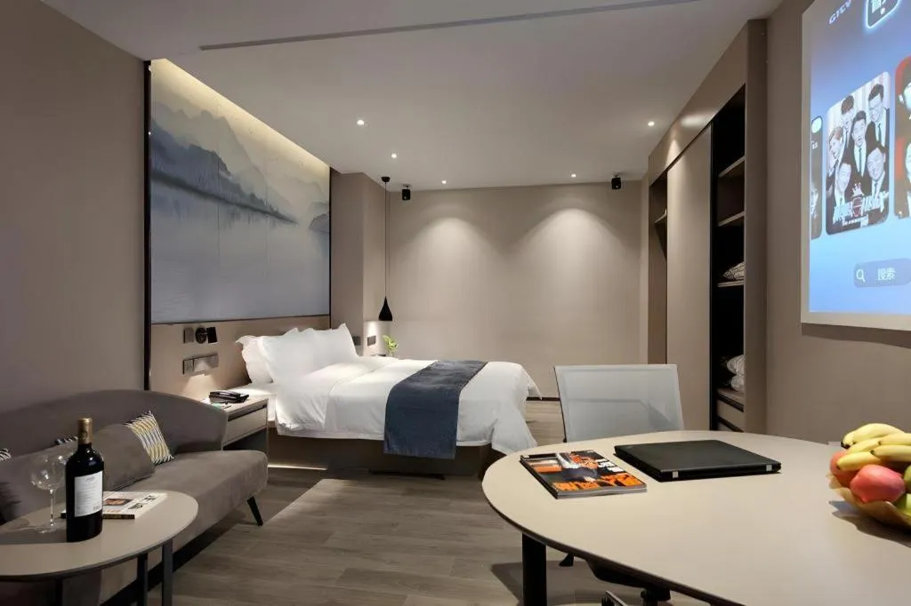 Bed in Shenzhen Hanyong Hotel Fuyong Branch