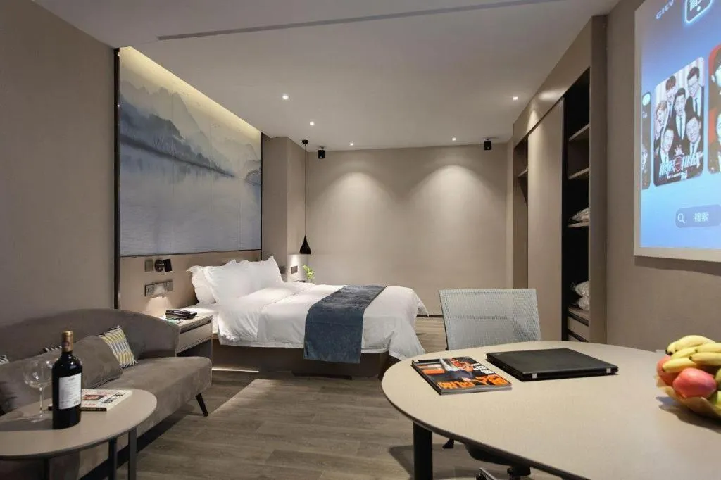 Bed in Shenzhen Hanyong Hotel Fuyong Branch