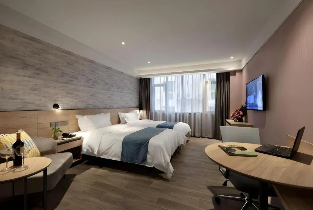 Bed in Shenzhen Hanyong Hotel Fuyong Branch