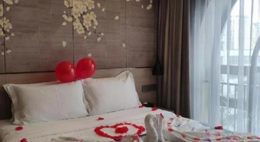 Bed in Shenzhen Hanyong Hotel Fuyong Branch