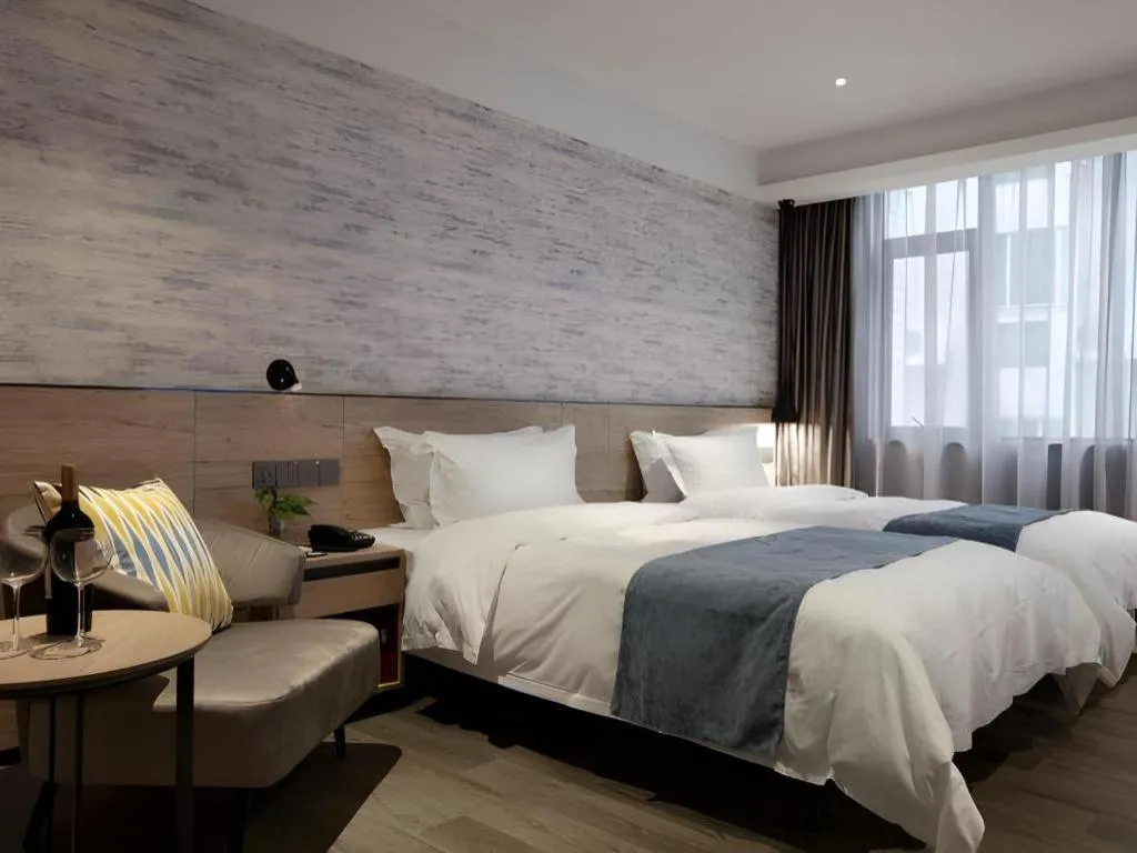 Bed in Shenzhen Hanyong Hotel Fuyong Branch