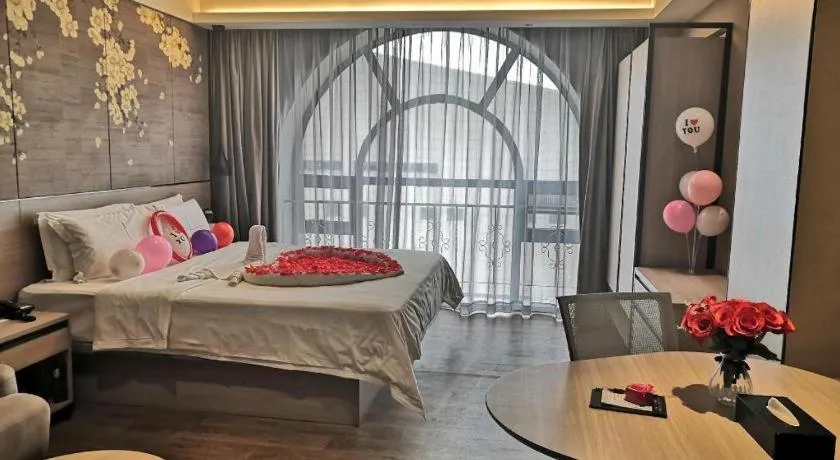 Bed in Shenzhen Hanyong Hotel Fuyong Branch