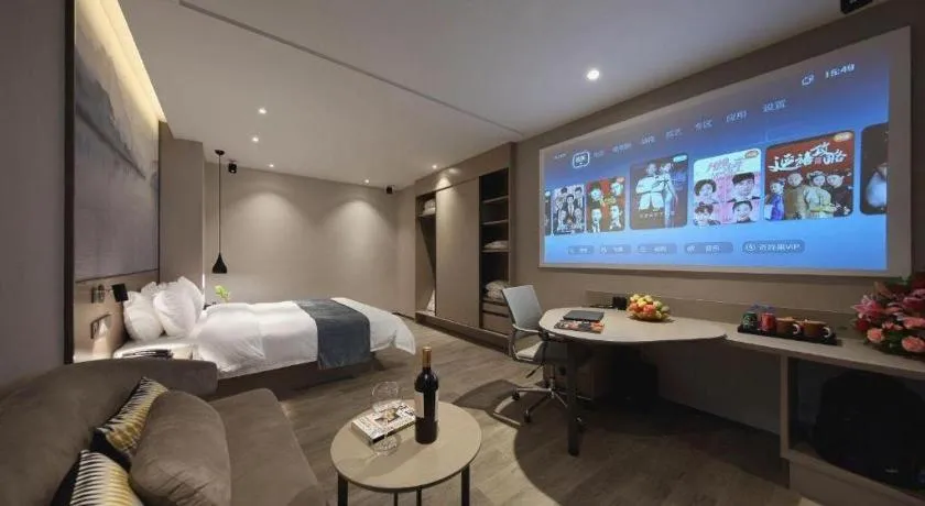 Bed in Shenzhen Hanyong Hotel Fuyong Branch