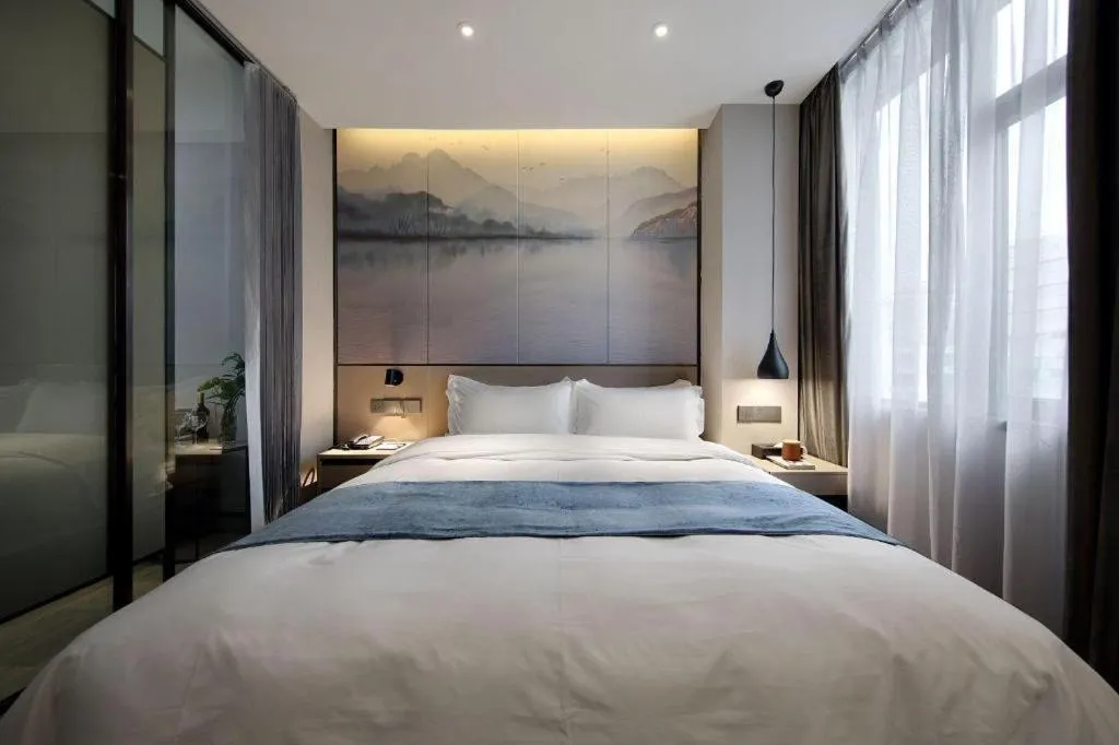 Bed in Shenzhen Hanyong Hotel Fuyong Branch