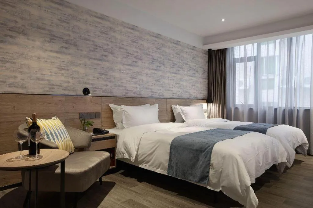 Bed in Shenzhen Hanyong Hotel Fuyong Branch