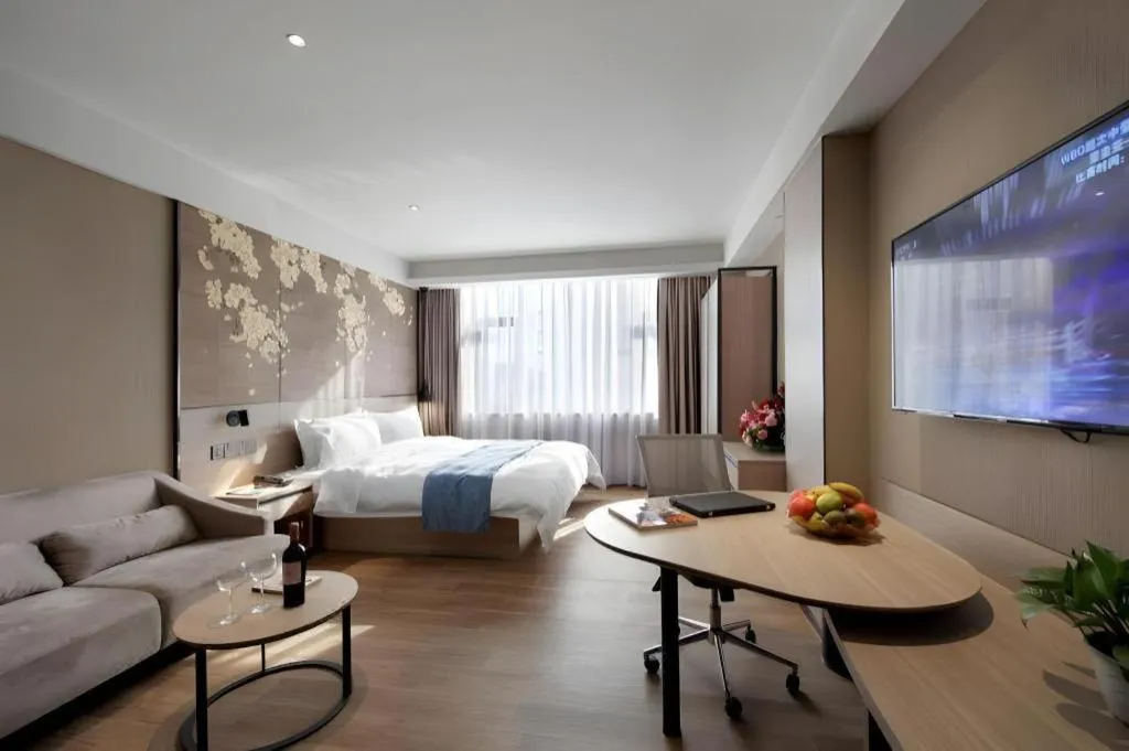 Bed in Shenzhen Hanyong Hotel Fuyong Branch