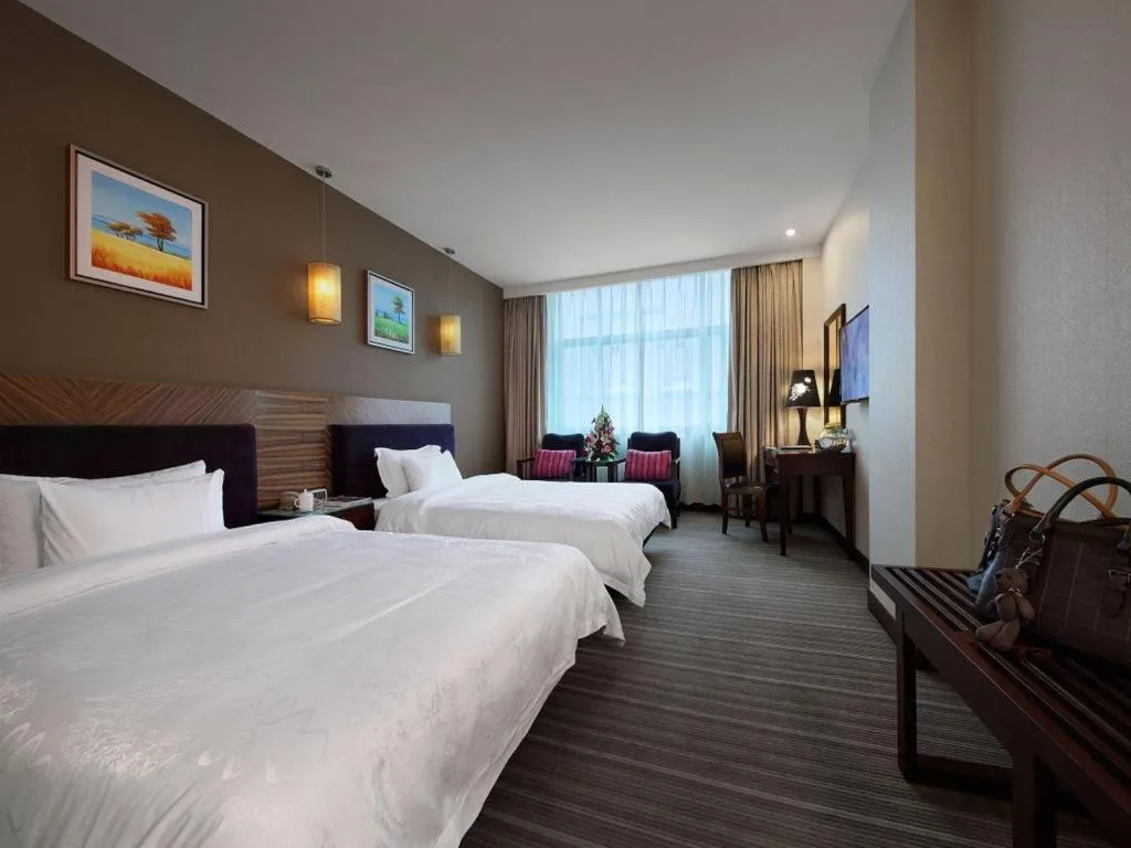 Bed in Shenzhen Hanyong Hotel Fuyong Branch