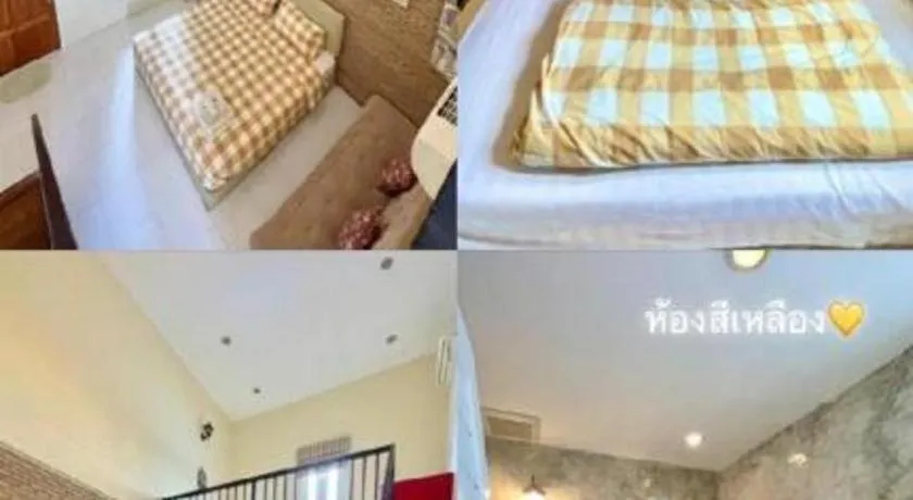 Bed in The Color Resort Amphawa