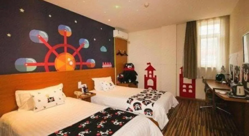 Bed in Jinjiang Inn Style Shenyang The Palace Huaiyuan Gate