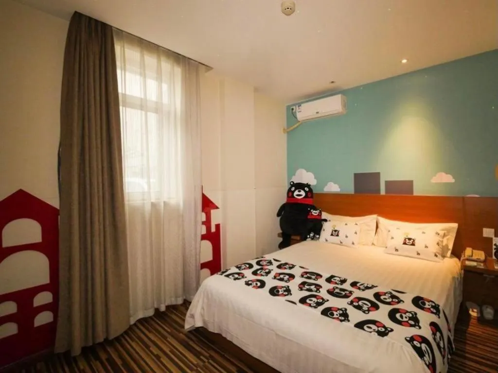 Bed in Jinjiang Inn Style Shenyang The Palace Huaiyuan Gate