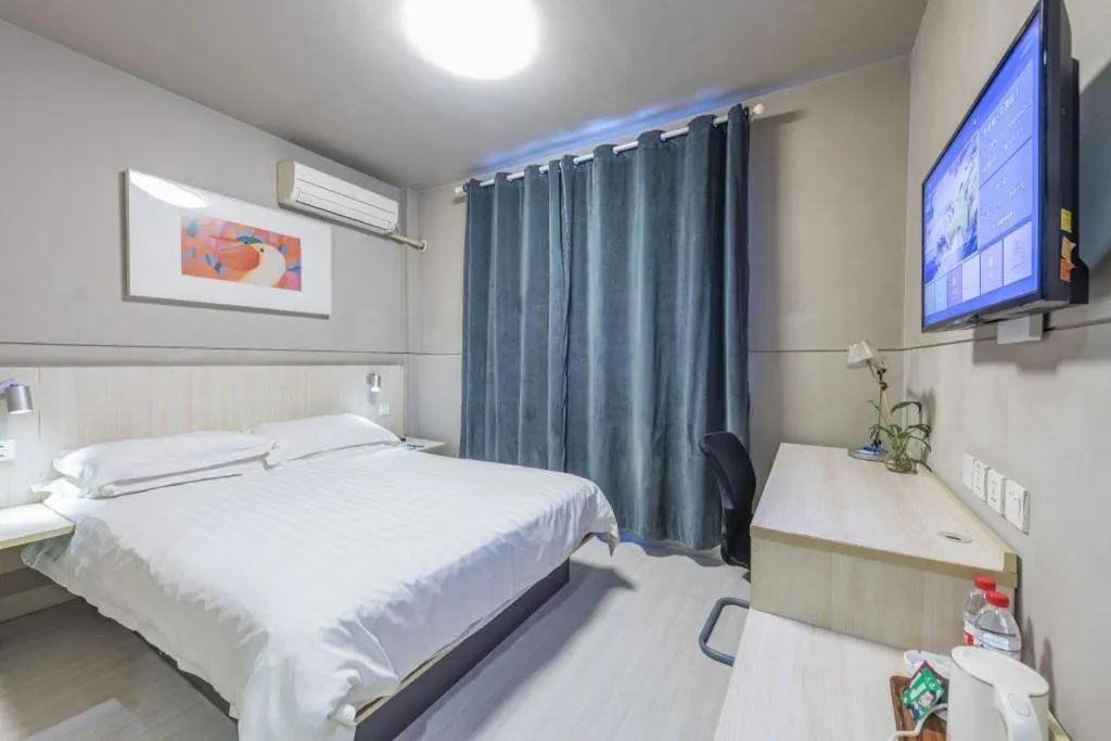 Bed in Jinjiang Inn Cixi Intime City Shanglinfang Pedestrian Street