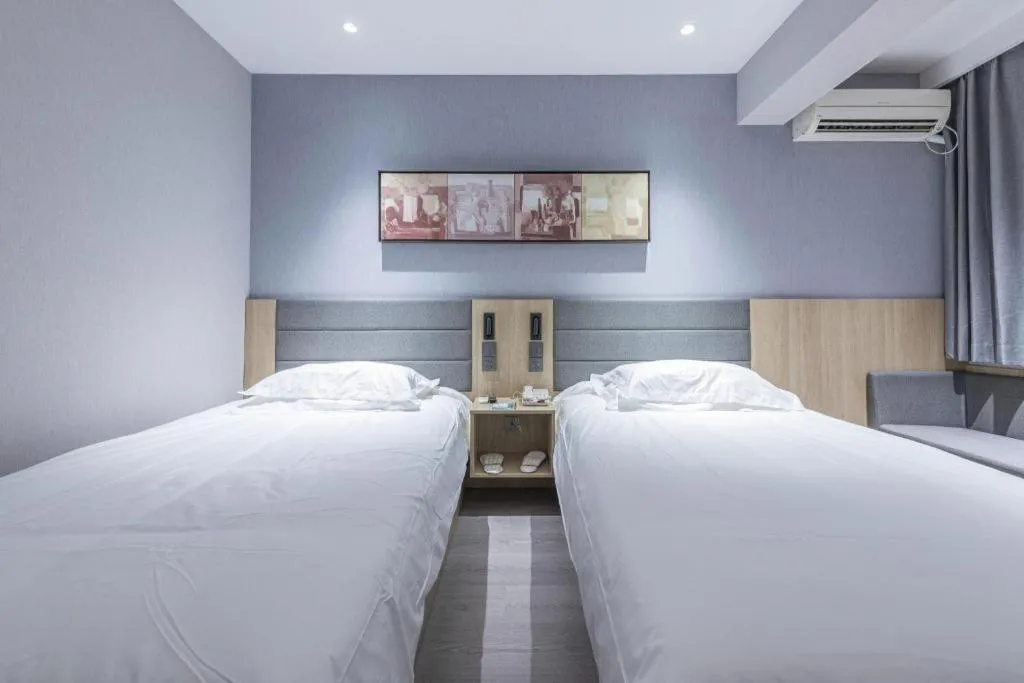 Bed in Jinjiang Inn Cixi Intime City Shanglinfang Pedestrian Street