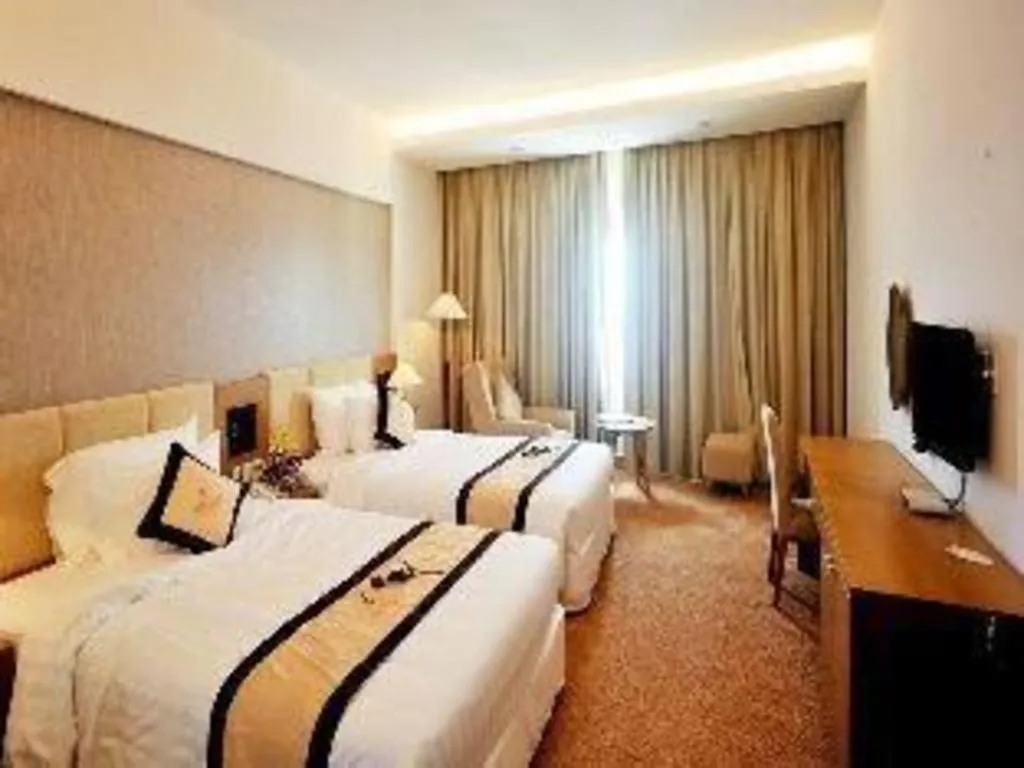 Bed in Mekong My Tho Hotel