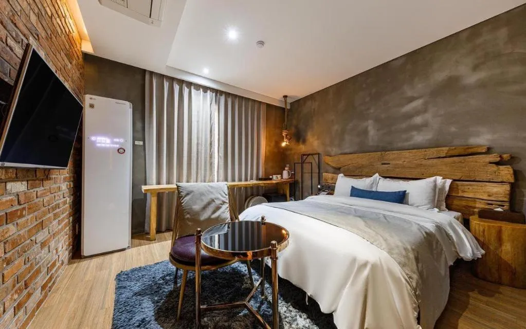 Bed in Daejeon Namoo Hotel