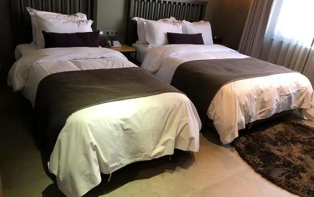 Bed in Daejeon Namoo Hotel