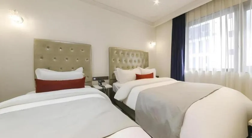 Bed in Daejeon Namoo Hotel